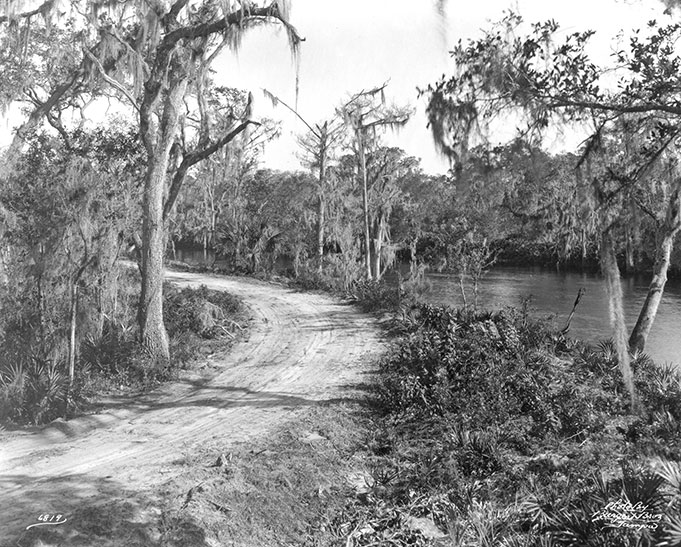 vintage photo of golf course 