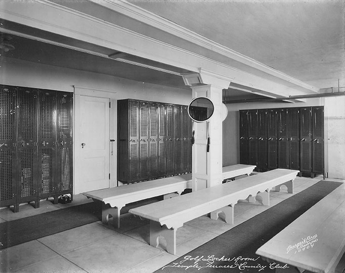 Interior locker rooms 