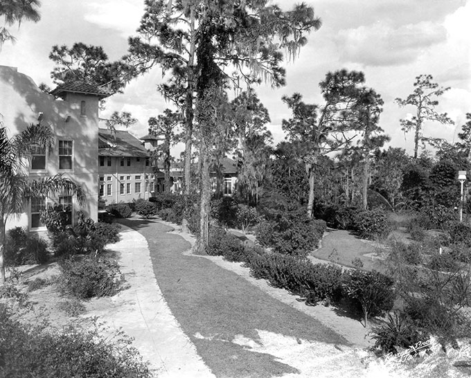 path near clubhouse