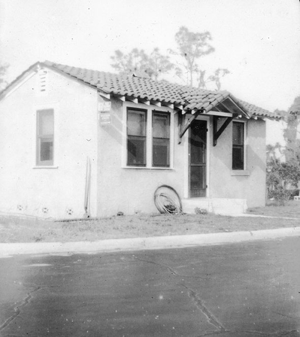 vintage photo of clubhouse