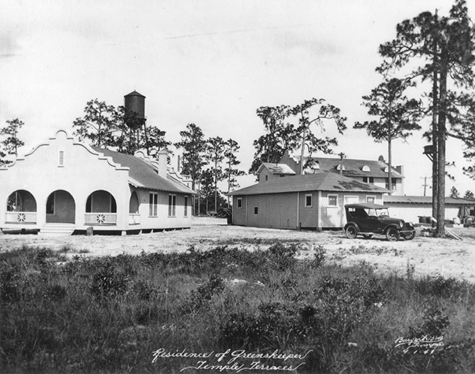 Outdoor view of clubhouse