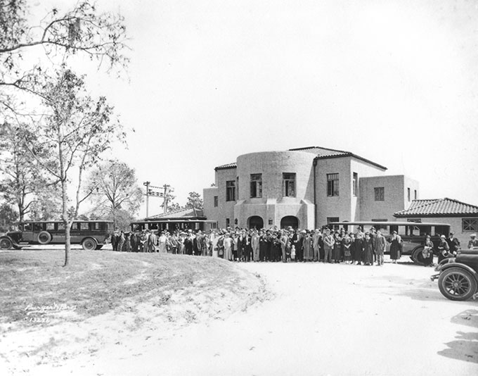 Vintage view of clubhouse
