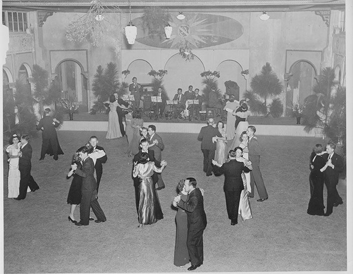 Photo of golf course during dance social