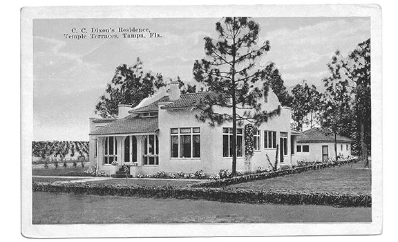 vintage photo of golf course