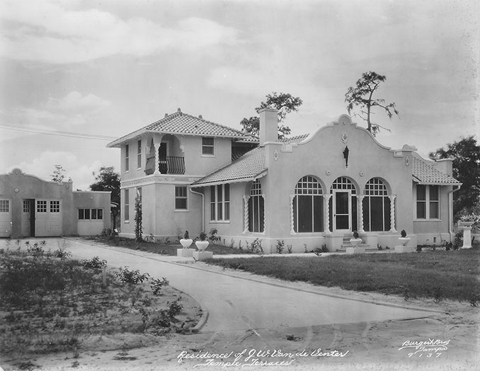 vintage photo of golf course