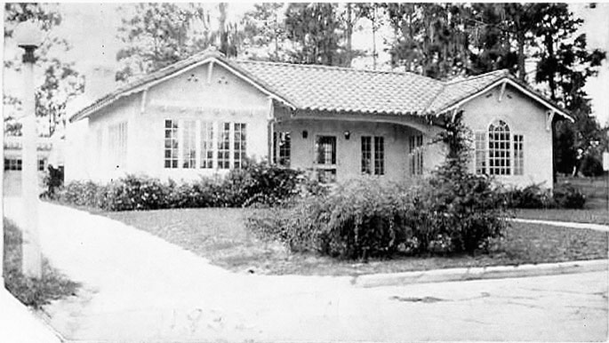 vintage photo of golf course