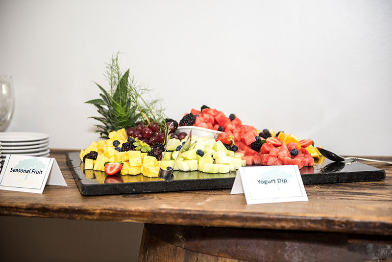Banquet fruit table 