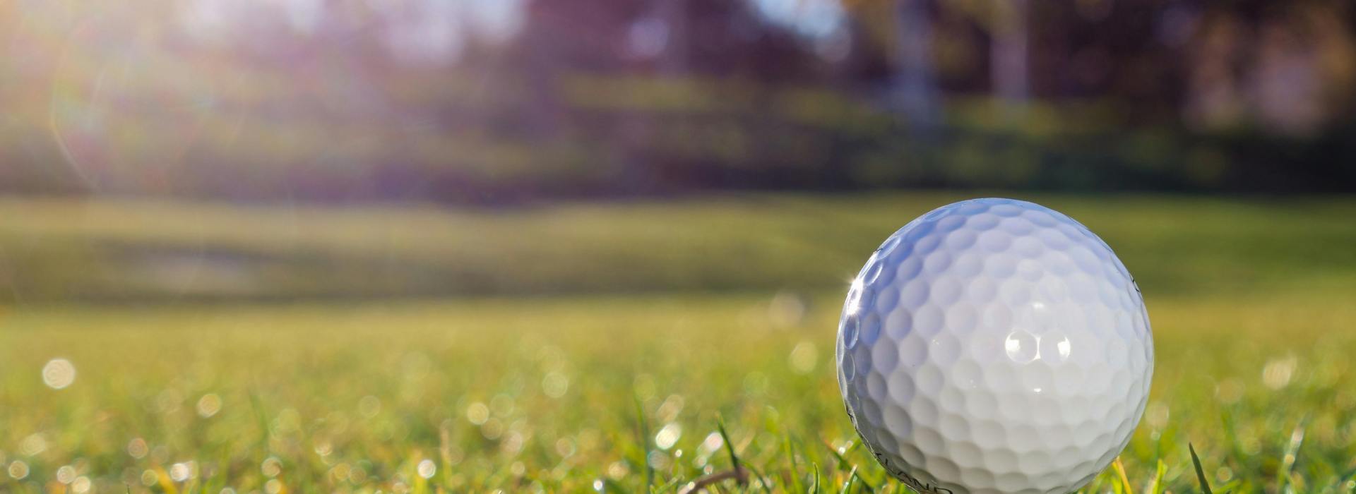 golf ball on tee